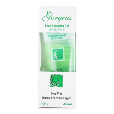 GORGEUS FACE CLEANSING WITH TEA TREE OIL Gel 100gm - Cleanser-Emo