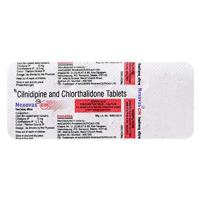 Nexovas CH Tablet 10'S - Hypertension-Cal