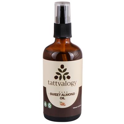 Tattvalogy Cold Pressed Sweet Almond Oil 100 ml - Massage Oils