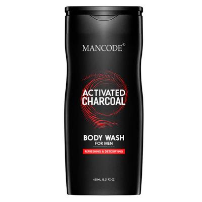 Mancode Activated Charcoal Body Wash 450 ml - Shower Gels & Body Wash