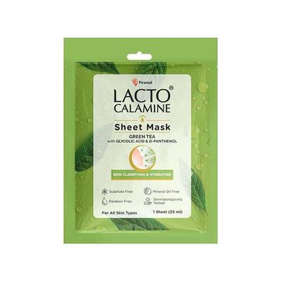 Lacto Calamine Face Sheet Masks, Brightens, Hydrates and Clarifies 90 gm - Sheet Masks