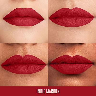 Lakme Beyond Matte Lip Liquid, Indie Maroon, 2.4 ml - Liquid Lipsticks