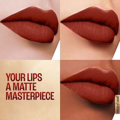 Lakme 9to5 Powerplay Priming Matte Lipstick, Lasts 16hrs, Red Rust, 3.6 gm - Lipsticks