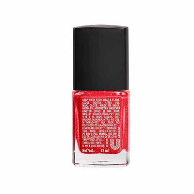 Lakme Absolute Glitterati Collection Nail Gloss 114 Fireball 12ml - Nail Polish