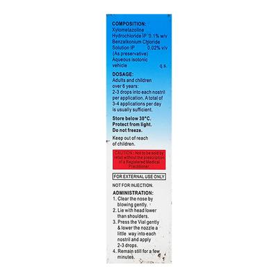 Xyloflo Nasal Drops 10ml - Nasal Congestion-Nas