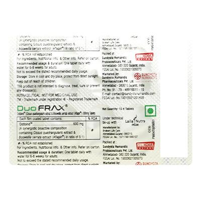 DUOFRAX Tablet 10's - Arthritis-Non