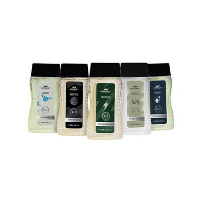 Nordest Paris Recharge Revitalizing and Invigorating Shower Gel - 3 In 1 Hair Body and Face Wash 250 ml - Shower Gels & Body Wash