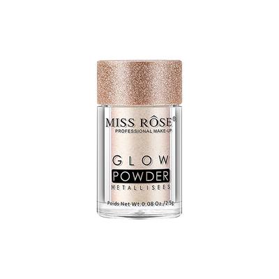 Miss Rose Professsional Makeup Glow Powder Metalises 7001 - 010M 03 2.5 gm - Highlighters & Illuminators