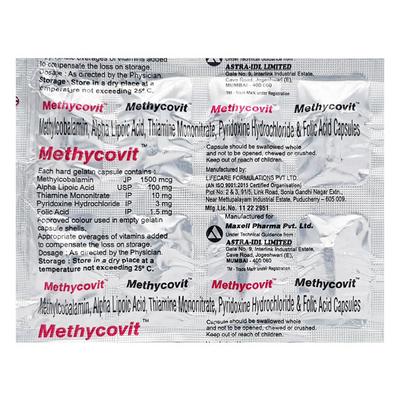 METHYCOVIT Capsule 10's - Supplements-Vam