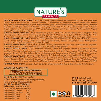 Nature's Essence Advanced Flawless Papaya Facial Kit 452 gm - Facial Kits