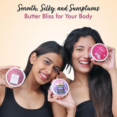 The Love Co. Black Rose & Oud Body Butter - 48 Hour Intense Hydrating Shea Body Butter - Deep Moisturization for Winters With Pure Shea Butter for Nourishing Essential Body Care 200 gm - Body Butter