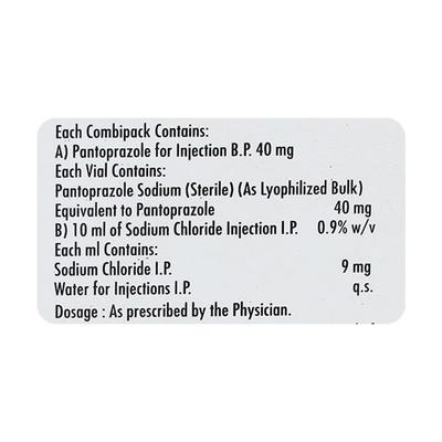 Pandiff IV 40mg Injection 1's - Ulcer/Reflux/Flatulence-Aaa