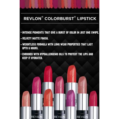 Revlon Colorburst Lipstick Matte - Chilli Orange 3.7gmm - Lipsticks