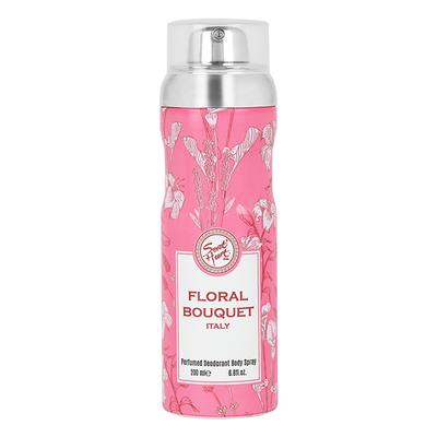 Sweet Heart Floral Bouquet Italy Pink Deodorant Perfumed Bodyspray 200 ml - Deodorants/Roll-Ons