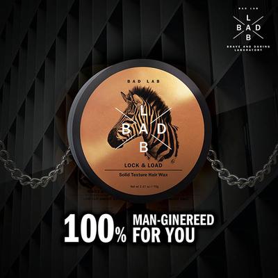 Bad Lab Lock & Load Solid Texture Hair Wax 70 gm - Hair Waxes