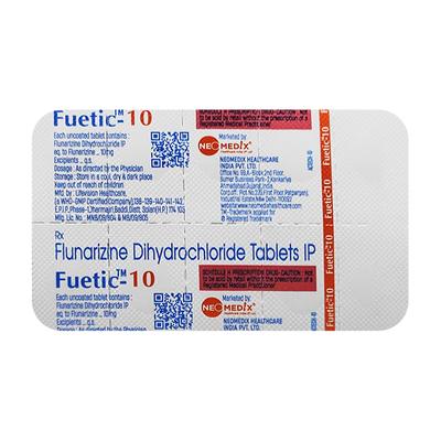 FUETIC 10 Tablet 10's - Migraine