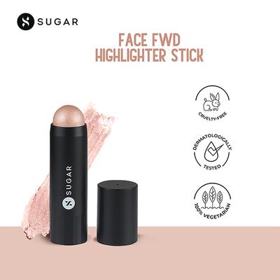 SUGAR Cosmetics Face Fwd Highlighter Stick - 02 Royal Rose (Rosey Taupe) 7.5 gm - Highlighters & Illuminators