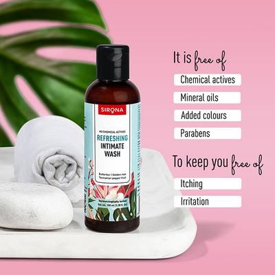 Sirona Refreshing Intimate Wash 100 ml - Menstrual Cups