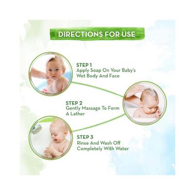 Mamaearth Milky Soft Bathing Bar for Babies with Oats Milk & Calendula - 75g 2's - Baby Soap