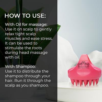 Beautiliss Professional scalp massager and shampoo brush 1's - Hair Brushes