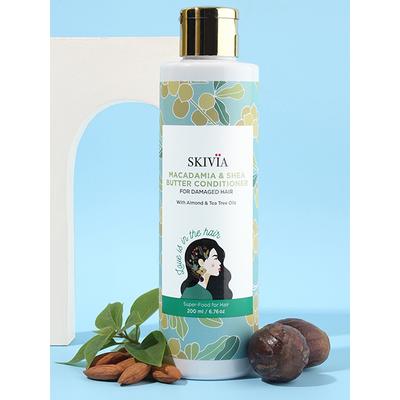 Skivia Macadamia & Shea Butter Conditioner With Almond & Tea Tree Oil -Unisex 200 ml - Conditioners