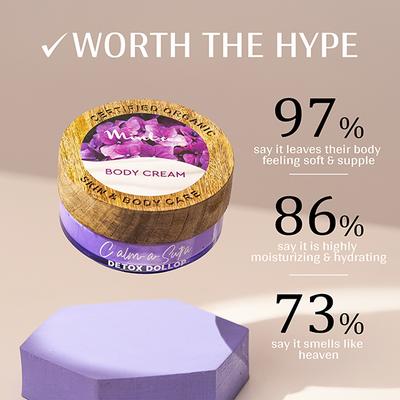 Mintree Certified Organic Calming Body Butter, Nourishes and Moisturizes, 72Hrs Hydration 150 gm - Creams, Lotions & Oils
