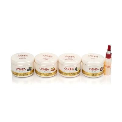 Oshea Herbals Gold Skin Glow Therapy Facial Kit 209 gm - Face Packs