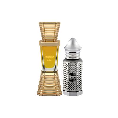 Ajmal Impress Concentrated Perfume Oil Citrus Attar And Asher Concentrated Perfume Oil Oriental Attar 22 ml - Deodorants/Roll-Ons