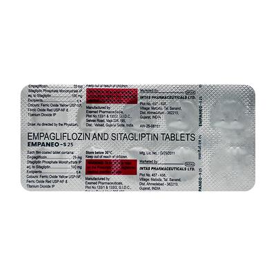 EMPANEO S 25 Tablet 10's - Diabetes-Ant