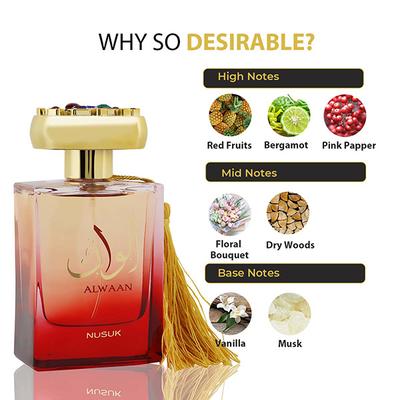 NUSUK Alwan EDP Perfume for Men & Women 100 ml - Perfumes (Edt/Edp)