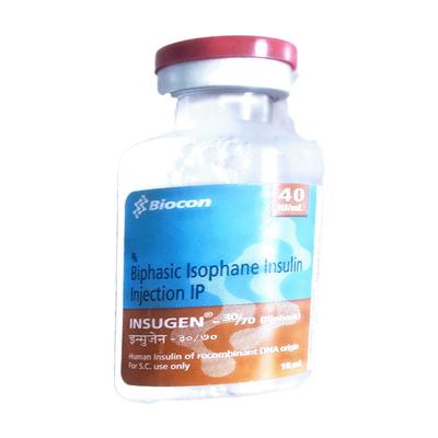 Insugen 30/70 40IU Injection 1X10ml - Diabetes-Ins