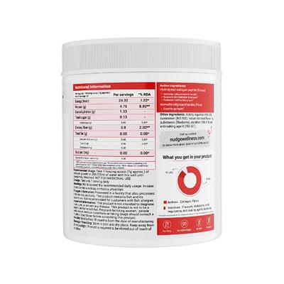 Nudge Wellness Collagen Peptide Hydrolyzed Collagen Peptide Powder Sourced From France Blueberry Flavour 210 gm - Hair & Skin