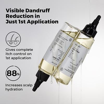 Brillare Tea Tree Oil For Itchy, Flaky, Dandruff Prone Scalp 100 ml - Hair Oils