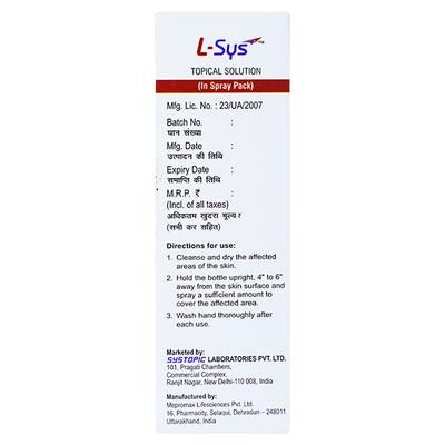L SYS Spray 30ml (N) - Fungal Infections-Taa