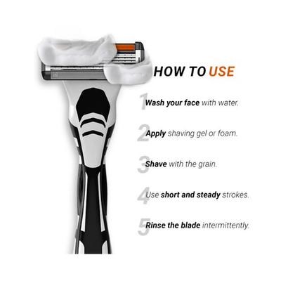 Zlade Hyperglide5 Pro Shaving System For Men - 1 Razor Handle + 4 Cartridges 1s - Razors & Cartridges