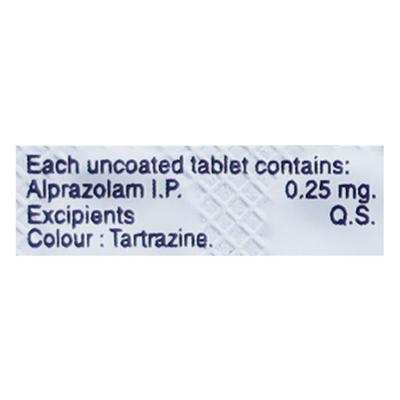 Texidep 0.25mg Tablet 10'S - Anxiety-Anx