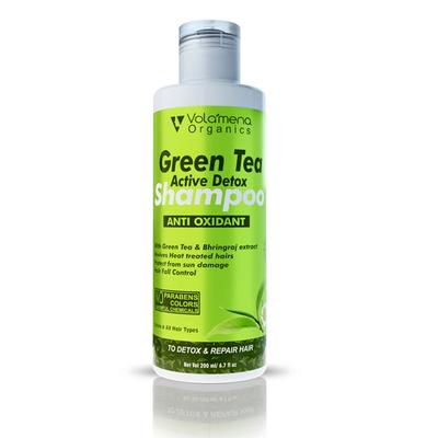 Volamena Active Detox Shampoo - Green Tea 200 ml - Shampoos