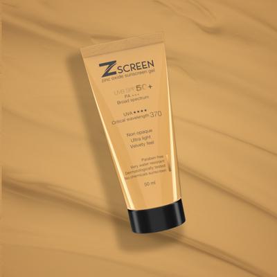 Z SCREEN UVB SPF 50+ PA+++ Sunscreen Gel 50ml - Sunscreen Preparations-Oth