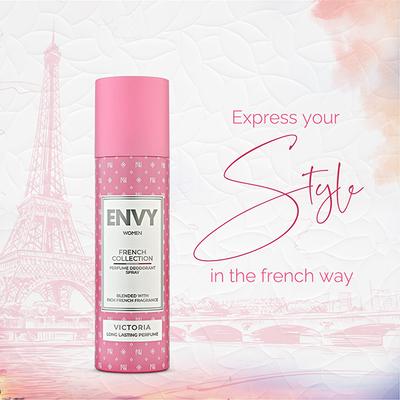 Envy French Victoria Deodorant for Women 120 ml - Women Deodorants/Roll-Ons