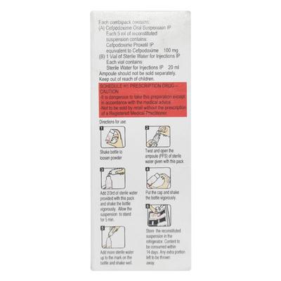 FOLOUP DS 100 Oral Suspension 30ml - Bacterial Infections-Cep