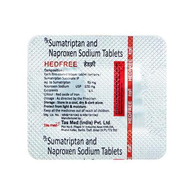 HEDFREE Tablet 2's - Migraine