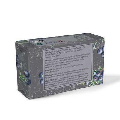 Mirah Belle Organic Activated Charcoal Cleansing Soap 125 gm - Shower Gels & Body Wash