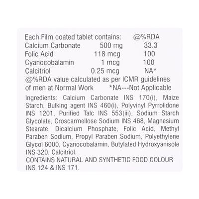 Calciflex Xt Tablet 10's - Supplements-Vam