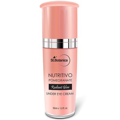 Stbotanica Nutritivo Pomegranate Radiant Glow Under Eye Cream, Brightening, Nourishing, Firm And Reduce Dark Circles For Normal Skin 30 gm - Under Eye Creams & Serums