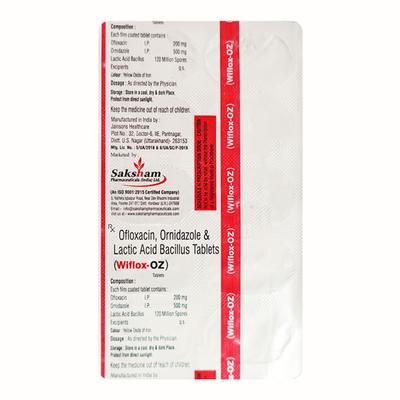 WIFLOX OZ Tablet 10's - Bacterial Infections-Qui