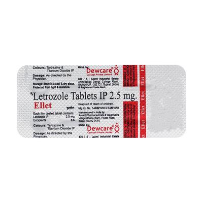 ELLET 2.5 Tablet 5's - Cancer Oncology-Hor