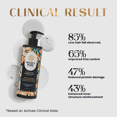 Wildly Pure Natural Clarifying Shampoo, Remove Chemical Built Up, Non-Drying Toxin 20 300 ml - Shampoos