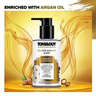 Toni&Guy Color Amplify hair Mask - Sunset blonde 200 ml - Hair Masks & Packs