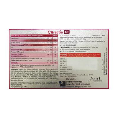 CORECTIA XT Tablet 10's - Supplements-Vam