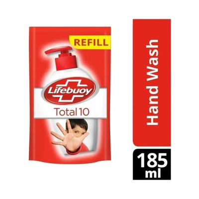 Lifebuoy Total 10 Activ Naturol Germ Protection Handwash Refill (Pack Of 3) 555 ml - Hand Wash & Soaps